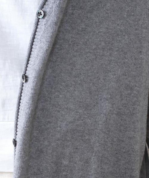 coen（コーエン）の「Ｖネックロングカーディガン（カーディガン/ボレロ・レディース・グレー/ネイビー・FREE）」の7枚目の写真