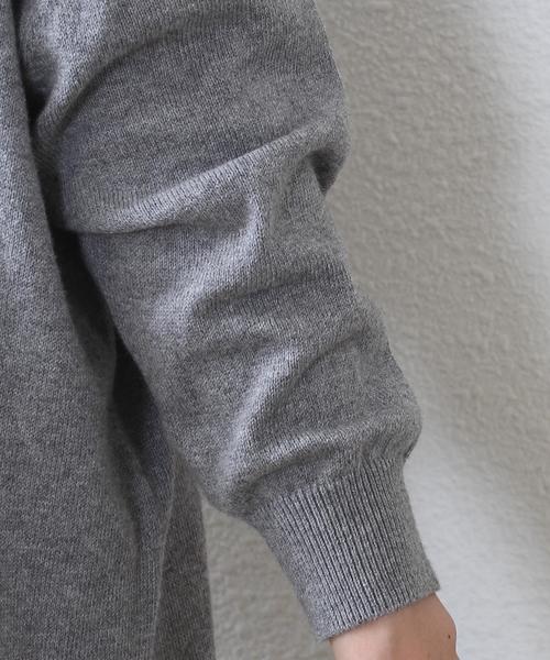 coen（コーエン）の「Ｖネックロングカーディガン（カーディガン/ボレロ・レディース・グレー/ネイビー・FREE）」の8枚目の写真