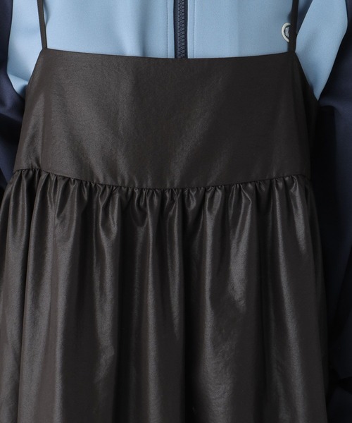 LEPSIM（レプシィム）の「切り替えギャザーキャミワンピース　102445（ワンピース・レディース・ベージュ/ブラック・FREE）」の17枚目の写真