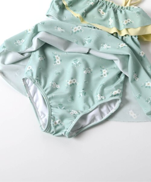 apres les cours（アプレレクール）の「【リンク/UVカット】ドット・花柄フリルワンショルワンピース水着（水着・キッズ・その他3/ドット・80/90/100/110/120/130/140）」の14枚目の写真