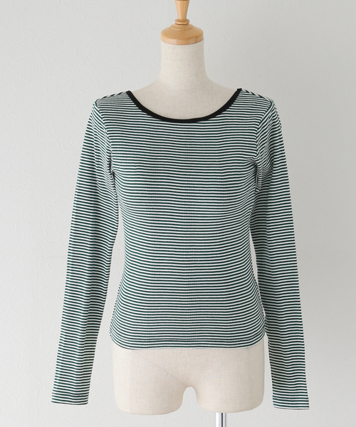 MILLER（ミラー）の「【MILLER/ミラー】 Cup L/S Tee：カップ付きロンT（Tシャツ/カットソー・レディース・ブラック/ピンク/グリーン/ブルー系その他・FREE）」の21枚目の写真