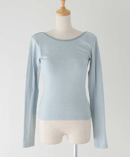 MILLER（ミラー）の「【MILLER/ミラー】 Cup L/S Tee：カップ付きロンT（Tシャツ/カットソー・レディース・ブラック/ピンク/グリーン/ブルー系その他・FREE）」の19枚目の写真