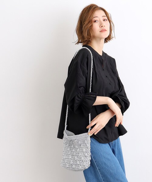 grove（グローブ）の「◆コードラメミニショルダー（ショルダーバッグ・レディース・ブラック/シルバー/ゴールド・00）」の4枚目の写真