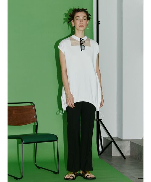 UN3D.（アンスリード）の「DECOLLETAGE SHEER KT TOP / デコルテ