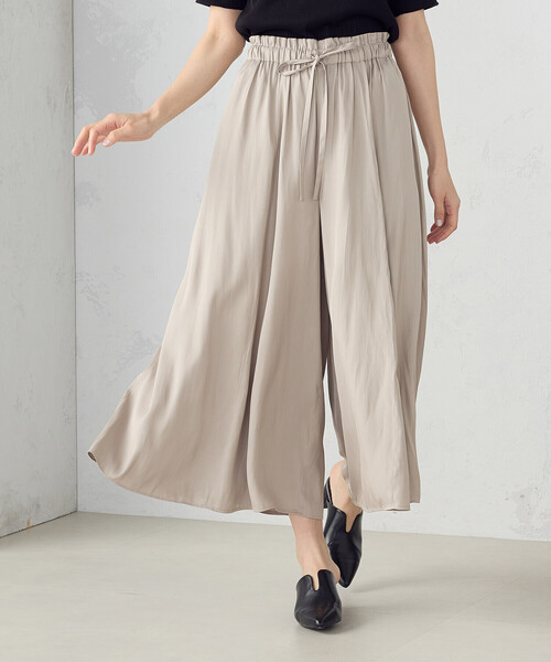 COMME CA ISM(コムサイズム)の「カッセンツイル スカーチョ(その他パンツ・レディース・グレイッシュベージュ/ブラック/ブラウン・SMALL/LARGE/MEDIUM)」の11枚目の写真