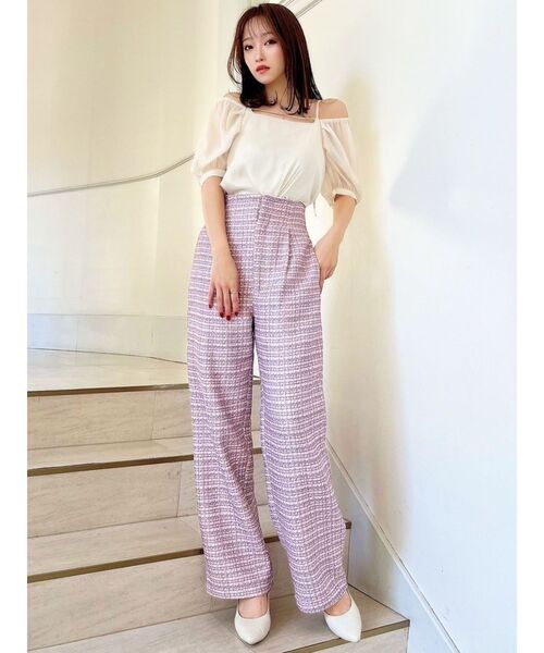 RESEXXY(リゼクシー)の「2wayパフブラウス(シャツ/ブラウス・レディース・ピンク/ブラック/アイボリー・FREE)」の17枚目の写真