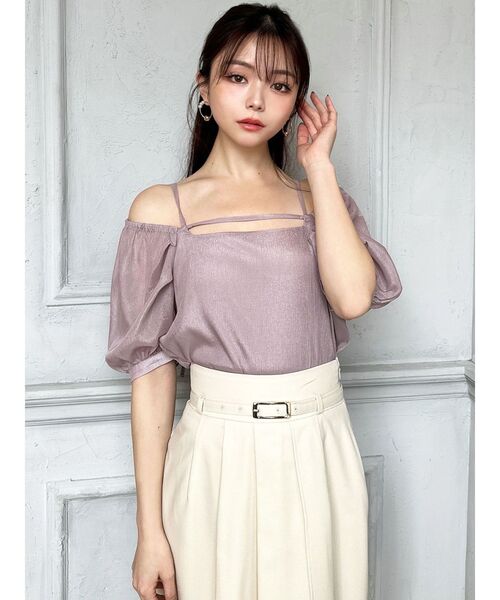 RESEXXY(リゼクシー)の「2wayパフブラウス(シャツ/ブラウス・レディース・ピンク/ブラック/アイボリー・FREE)」の22枚目の写真