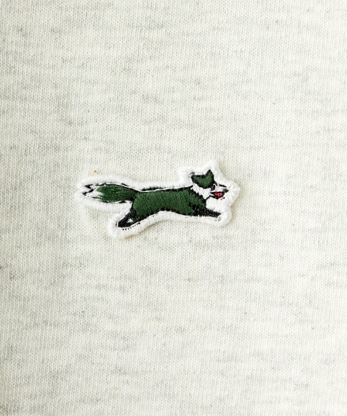 TOWNCRAFT（タウンクラフト）の「[TOWN CRAFT/タウンクラフト・THE FOX/ザフォックス] 別注 ワンポイントロゴワッペン ビッグシルエットTシャツ（Tシャツ/カットソー・レディース・ブラック/アッシュグレー/ブルーグレー/ホワイト/ピンク・M/L/S）」の13枚目の写真