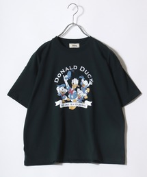 DISNEY（ディズニー）キャラクタープリント・ワンポイント半袖Tシャツ レディース/ミッキーマウス/ミニーマウス