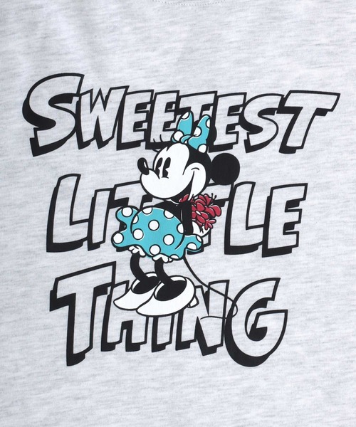 Disney（ディズニー）の「DISNEY（ディズニー）キャラクタープリント・ワンポイント半袖Tシャツ レディース/ミッキーマウス/ミニーマウス（Tシャツ/カットソー・レディース・ダークブルー/ネイビー/モカ/ブルー系その他/ホワイト系その他/ワインレッド/グリーン/グレイッシュベージュ/アイボリー/ホワイト系その他2/グレー/レモンイエロー・M/L）」の18枚目の写真
