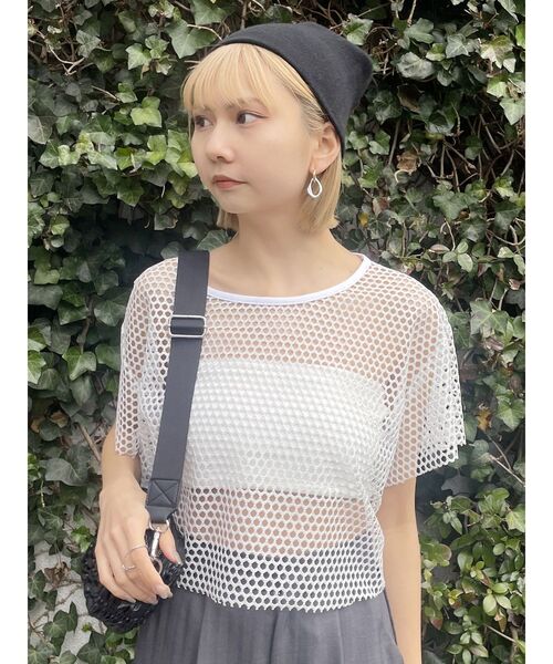 MURUA（ムルーア）の「ミニマルニットビーニー（ニットキャップ/ビーニー・レディース・グレー/ブラック・FREE）」の20枚目の写真