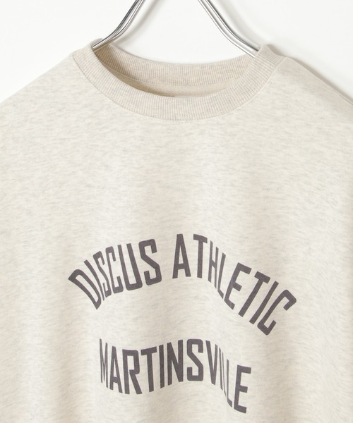 DISCUS ATHLETIC（ディスカス　アスレチック）の「DISCUS ATHLETIC ロゴフレンチスリーブTシャツ（Tシャツ/カットソー・レディース・ライトグレー/ブラック/ホワイト・M）」の15枚目の写真