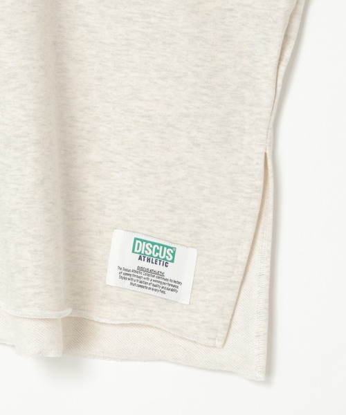 DISCUS ATHLETIC（ディスカス　アスレチック）の「DISCUS ATHLETIC ロゴフレンチスリーブTシャツ（Tシャツ/カットソー・レディース・ライトグレー/ブラック/ホワイト・M）」の12枚目の写真