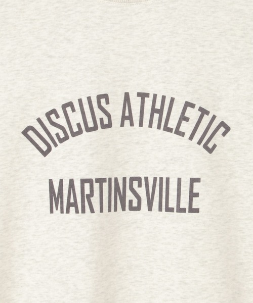 DISCUS ATHLETIC（ディスカス　アスレチック）の「DISCUS ATHLETIC ロゴフレンチスリーブTシャツ（Tシャツ/カットソー・レディース・ライトグレー/ブラック/ホワイト・M）」の10枚目の写真