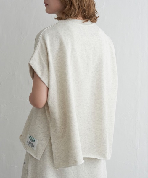 DISCUS ATHLETIC（ディスカス　アスレチック）の「DISCUS ATHLETIC ロゴフレンチスリーブTシャツ（Tシャツ/カットソー・レディース・ライトグレー/ブラック/ホワイト・M）」の20枚目の写真