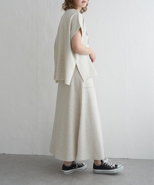 DISCUS ATHLETIC（ディスカス　アスレチック）の「DISCUS ATHLETIC ロゴフレンチスリーブTシャツ（Tシャツ/カットソー・レディース・ライトグレー/ブラック/ホワイト・M）」の22枚目の写真