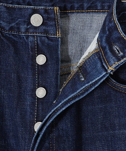 Scye（サイ）の「Scye / サイ ベーシックス：Selvedge Denim Used Wash Wide Leg Jeans：5724-81517[MUS]（デニムパンツ・メンズ・ブルー系その他・30/29）」の10枚目の写真