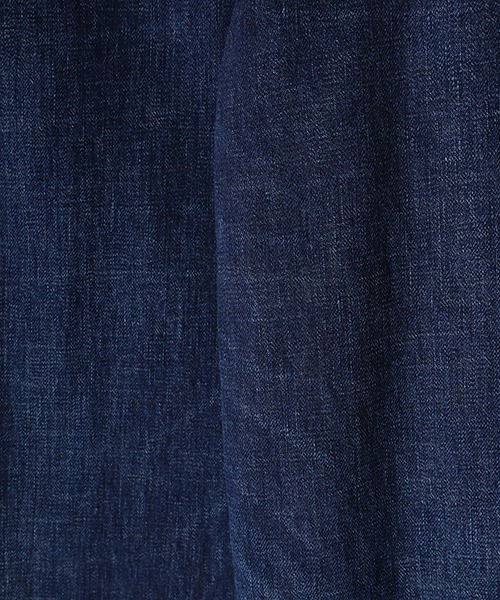 Scye（サイ）の「Scye / サイ ベーシックス：Selvedge Denim Used Wash Wide Leg Jeans：5724-81517[MUS]（デニムパンツ・メンズ・ブルー系その他・30/29）」の4枚目の写真