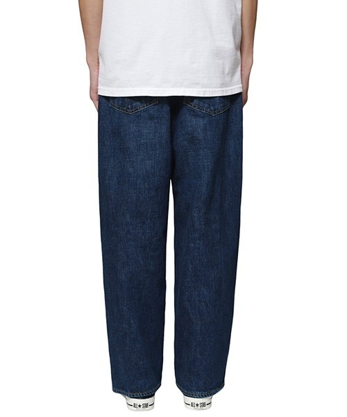 Scye（サイ）の「Scye / サイ ベーシックス：Selvedge Denim Used Wash Wide Leg Jeans：5724-81517[MUS]（デニムパンツ・メンズ・ブルー系その他・30/29）」の8枚目の写真