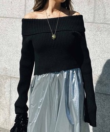 esutoreja | オフショルダーニット(ニット/セーター)