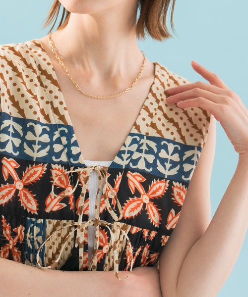 URBAN RESEARCH ROSSO WOMEN(アーバンリサーチ ロッソ)の「ミックスチェーンネックレス(ネックレス・レディース・ゴールド・FREE)」の1枚目の写真