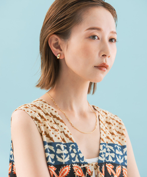 URBAN RESEARCH ROSSO WOMEN(アーバンリサーチ ロッソ)の「ミックスチェーンネックレス(ネックレス・レディース・ゴールド・FREE)」の2枚目の写真