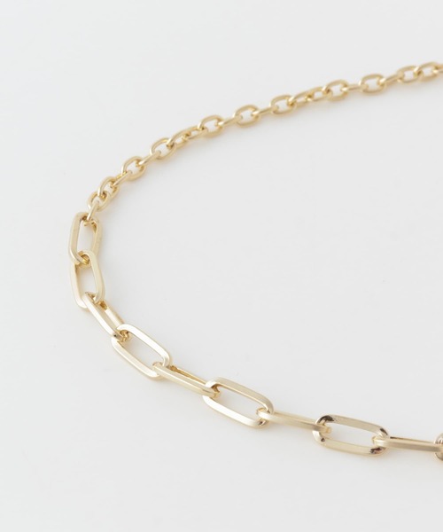 URBAN RESEARCH ROSSO WOMEN(アーバンリサーチ ロッソ)の「ミックスチェーンネックレス(ネックレス・レディース・ゴールド・FREE)」の5枚目の写真