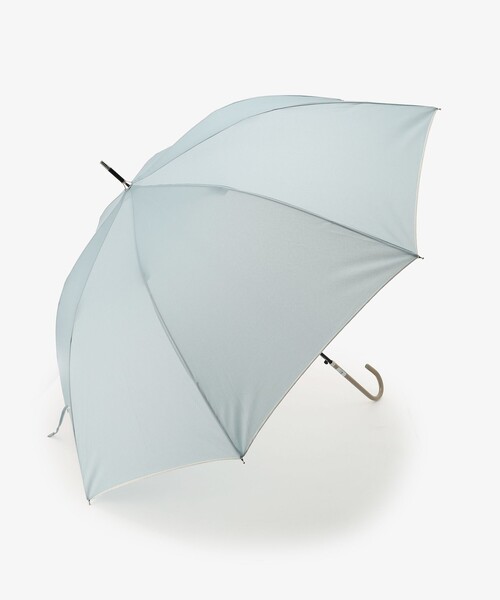 Afternoon Tea(アフタヌーンティー)の「プレーンジャンプ長傘 雨傘(長傘・レディース・ネイビー/ベージュ/ブルー・ONE SIZE)」の3枚目の写真