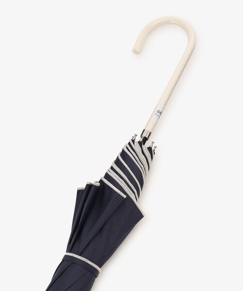 Afternoon Tea(アフタヌーンティー)の「プレーンジャンプ長傘 雨傘(長傘・レディース・ネイビー/ベージュ/ブルー・ONE SIZE)」の10枚目の写真