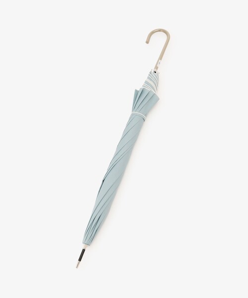 Afternoon Tea(アフタヌーンティー)の「プレーンジャンプ長傘 雨傘(長傘・レディース・ネイビー/ベージュ/ブルー・ONE SIZE)」の13枚目の写真