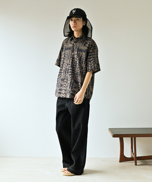 JOURNAL STANDARD（ジャーナルスタンダード）の「”吸水速乾 / 通気性” EVALETメッシュ ストレッチウォッシャブル モダンS/Sシャツ（シャツ/ブラウス・メンズ・ブラック系その他/ベージュ系その他/レッド系その他/オレンジ/ベージュ・SMALL/MEDIUM/LARGE）」の7枚目の写真