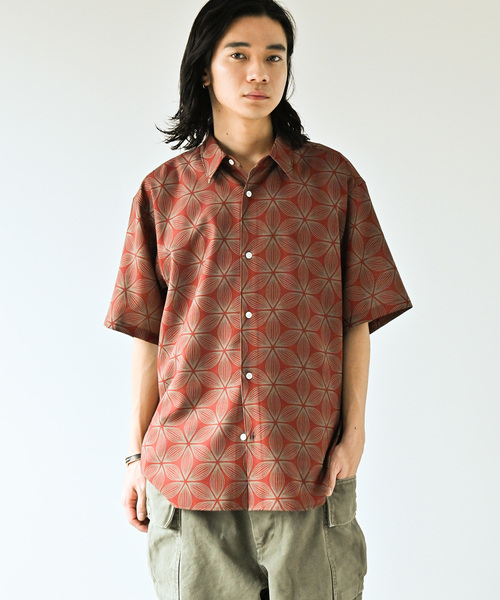 JOURNAL STANDARD（ジャーナルスタンダード）の「”吸水速乾 / 通気性” EVALETメッシュ ストレッチウォッシャブル モダンS/Sシャツ（シャツ/ブラウス・メンズ・ブラック系その他/ベージュ系その他/レッド系その他/オレンジ/ベージュ・SMALL/MEDIUM/LARGE）」の20枚目の写真