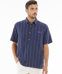 Guess | SS Boxi Striped Textured Shirt 半袖 シャツ(シャツ/ブラウス)
