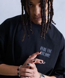 FUBU フブ ブランド ロゴ NY ニューヨーク バックプリント アメカジ 半袖 Tシャツ ティーシャツ