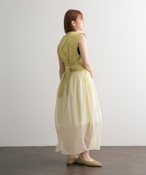 KBF（ケイビーエフ）の「シアーコクーンスカート（スカート）」 - WEAR