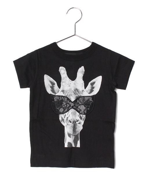 'PalinkA（パリンカ）の「キリンTシャツ / MOJAKWA（Tシャツ/カットソー・キッズ・オフホワイト/グレー/ブラック・140/100/110/130/150/120）」の2枚目の写真