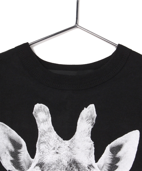 'PalinkA（パリンカ）の「キリンTシャツ / MOJAKWA（Tシャツ/カットソー・キッズ・オフホワイト/グレー/ブラック・140/100/110/130/150/120）」の10枚目の写真