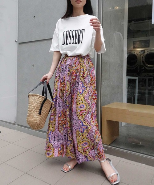 花柄ロングスカート 楽天市場】フラワーデザインスカート スカート レディース