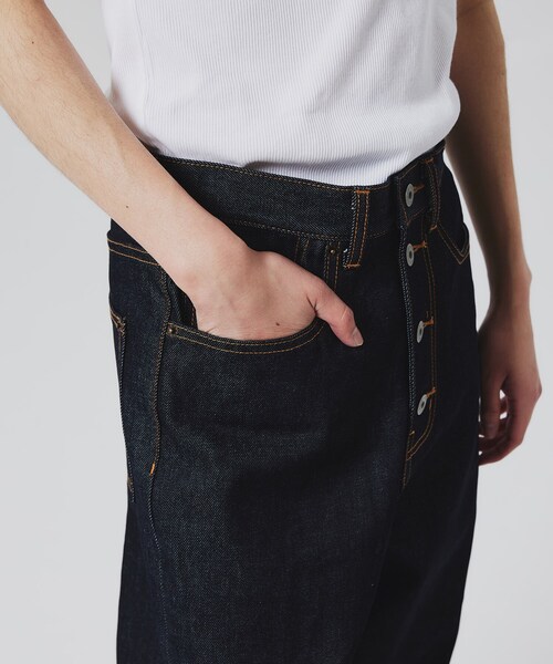 tk.TAKEO KIKUCHI（ティーケータケオキクチ）の「◆K’Project by あゆた Classic Star Wide Denim Pants（デニムパンツ・メンズ・ブルー系3・02/03）」の9枚目の写真