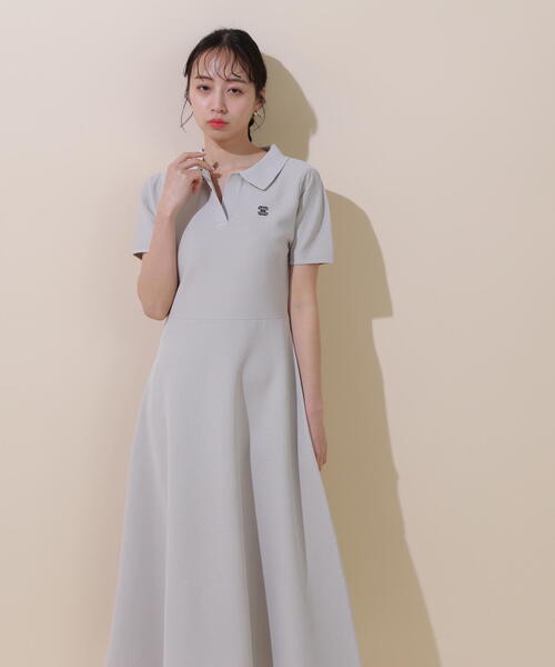 JILL by JILL STUART（ジルバイジルスチュアート）の「◇ポロシャツワンピース（ワンピース・レディース・グレー/ピンク/ネイビー・FREE）」の6枚目の写真