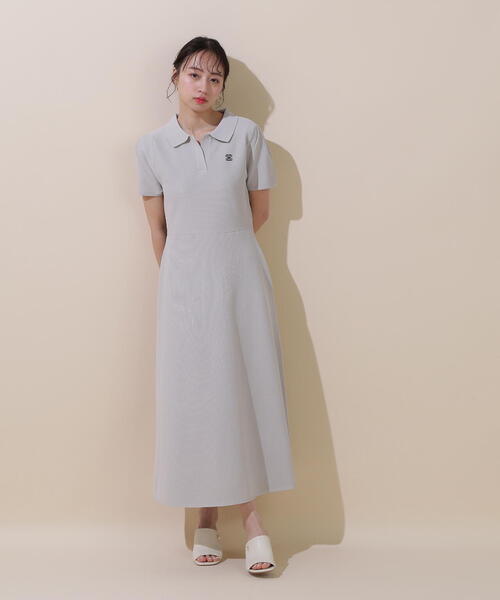 JILL by JILL STUART（ジルバイジルスチュアート）の「◇ポロシャツワンピース（ワンピース・レディース・グレー/ピンク/ネイビー・FREE）」の8枚目の写真