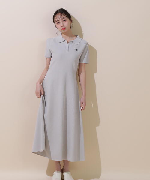 JILL by JILL STUART（ジルバイジルスチュアート）の「◇ポロシャツワンピース（ワンピース・レディース・グレー/ピンク/ネイビー・FREE）」の9枚目の写真