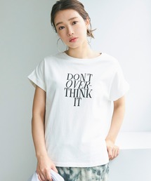 プリントロゴコットンTシャツ