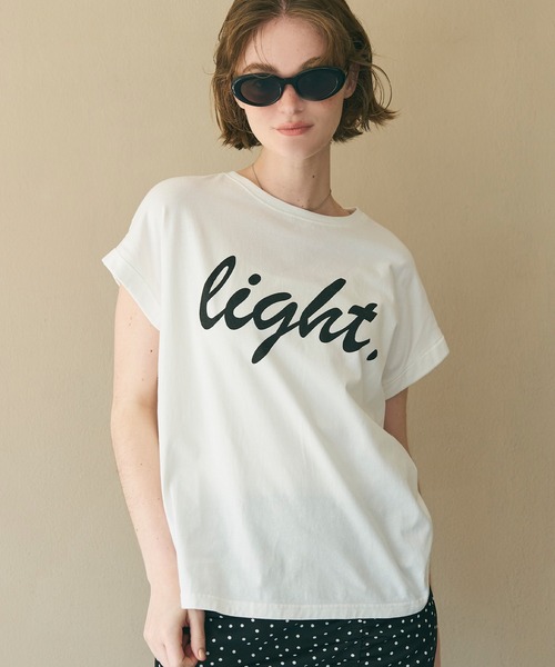 coca(coca)(コカ)の「プリントロゴコットンTシャツ(Tシャツ/カットソー・レディース・C/B/A/D・L/M)」の3枚目の写真