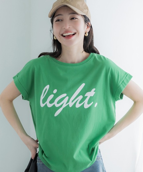 coca(coca)(コカ)の「プリントロゴコットンTシャツ(Tシャツ/カットソー・レディース・C/B/A/D・L/M)」の4枚目の写真