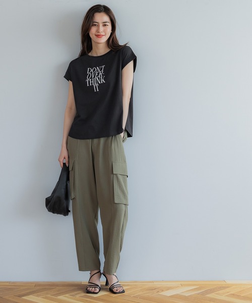 coca(coca)(コカ)の「プリントロゴコットンTシャツ(Tシャツ/カットソー・レディース・C/B/A/D・L/M)」の9枚目の写真