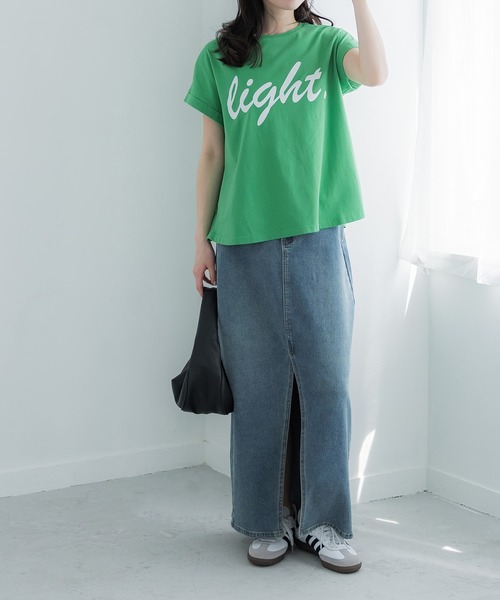 coca(coca)(コカ)の「プリントロゴコットンTシャツ(Tシャツ/カットソー・レディース・C/B/A/D・L/M)」の14枚目の写真