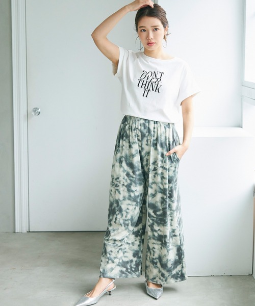 coca(coca)(コカ)の「プリントロゴコットンTシャツ(Tシャツ/カットソー・レディース・C/B/A/D・L/M)」の5枚目の写真