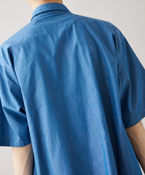 JOURNAL STANDARD(ジャーナルスタンダード)の「【ZOZO限定】CHAMBRAY OVER SH S/S / シャンブレーオーバーシャツ(シャツ/ブラウス・メンズ・ロイヤルブルー/ダークブルー/ブラック/ネイビー/ブルー・S/XS/XL/L/M)」の6枚目の写真