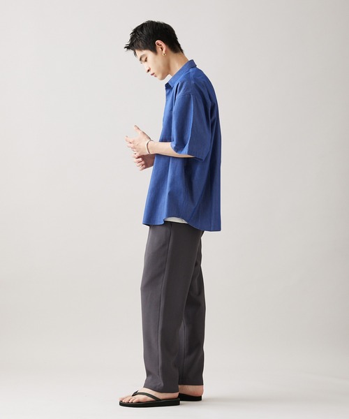 JOURNAL STANDARD(ジャーナルスタンダード)の「【ZOZO限定】CHAMBRAY OVER SH S/S / シャンブレーオーバーシャツ(シャツ/ブラウス・メンズ・ロイヤルブルー/ダークブルー/ブラック/ネイビー/ブルー・S/XS/XL/L/M)」の10枚目の写真